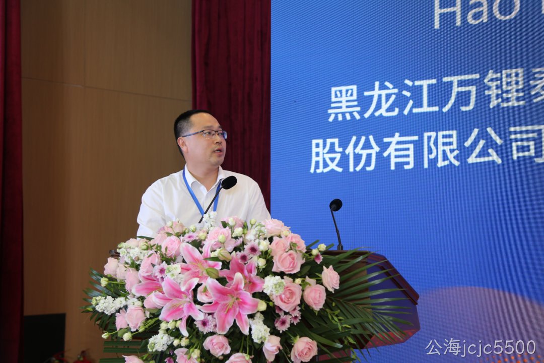 公海jcjc5500总经理郝立伟出席第六届中国国际新材料产业博览会并作专题演讲(图2)