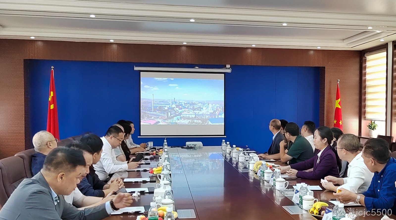 江门市新会区考察团莅临公海jcjc5500参观考察(图1) 江门市新会区考察团莅临公海jcjc5500参观考察(图1)
